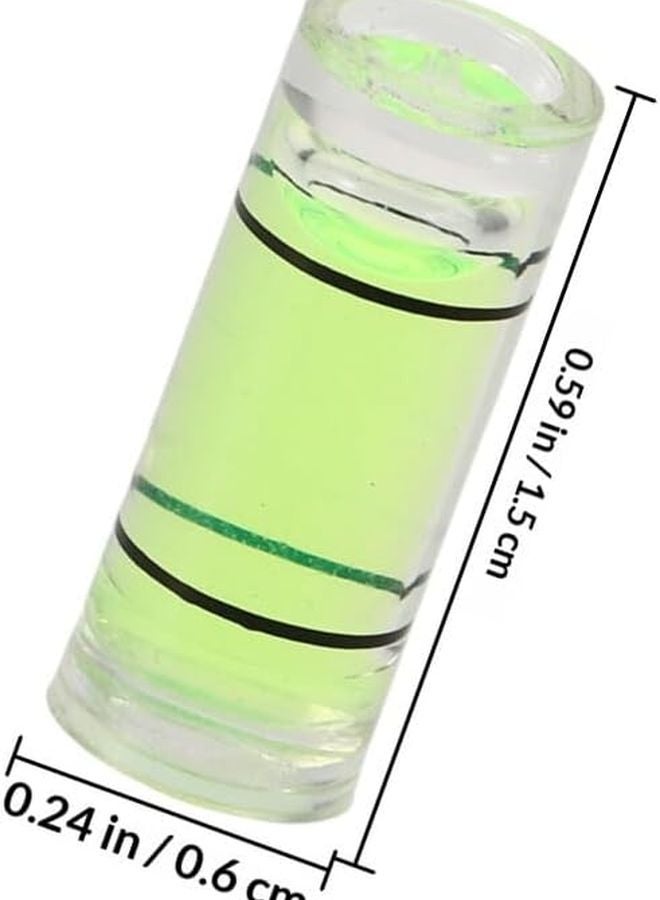 10 قطعة من مجموعة أدوات مستوى الفقاعات المصغرة مقاس 3 بوصات، مقياس تسوية أفقي محمول لتعليق الصور DIY - Image 2